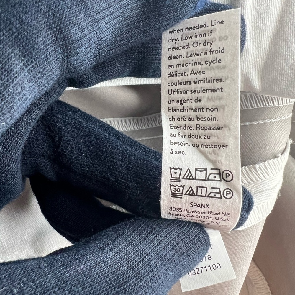Spanx On-the-go White Ankle Slim Straight Pants - Picture 12 of 13